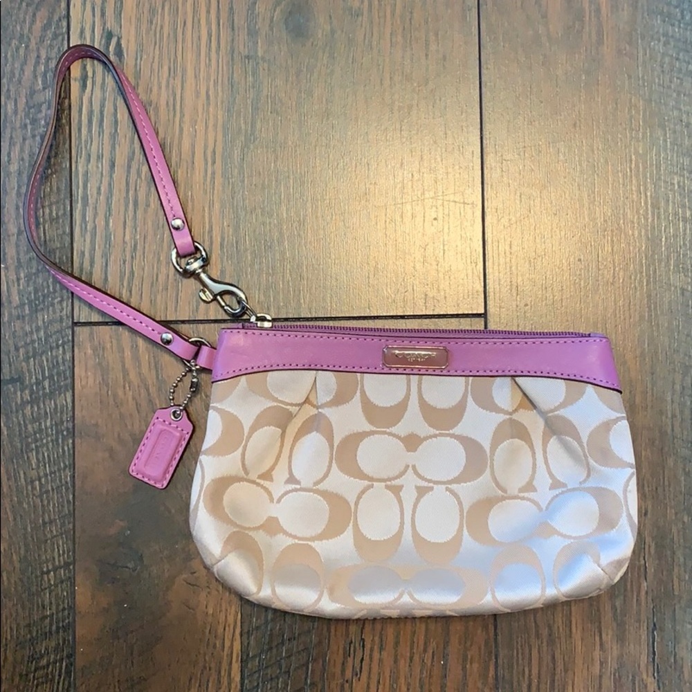 Large Coach Wristlet